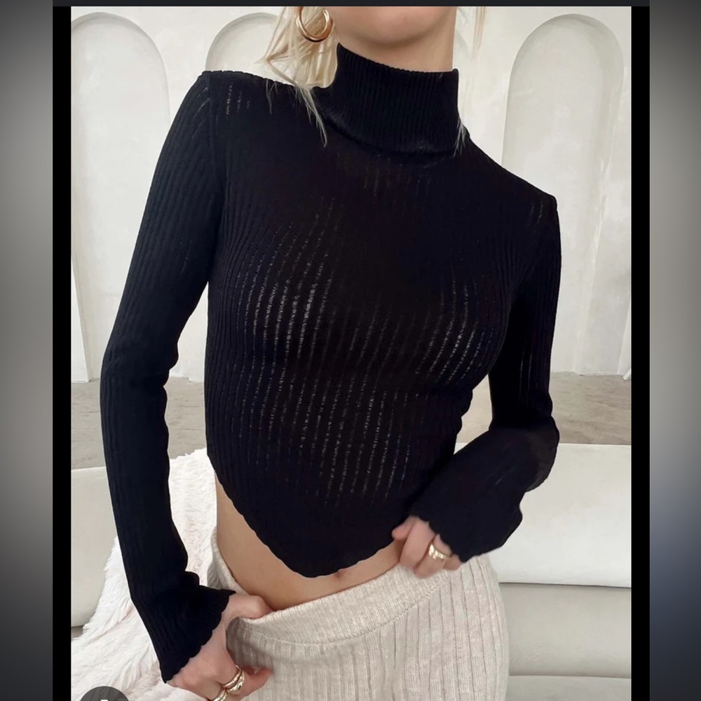 Princess Polly Pennard Turtleneck Top